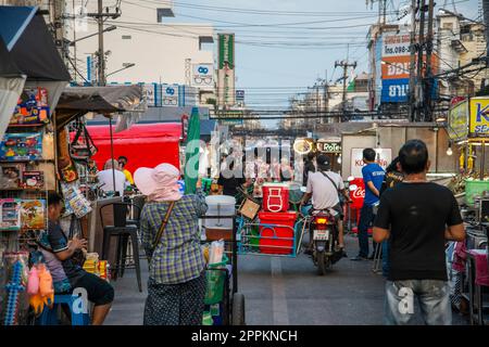 THAILAND PRACHUAP HUA HIN NGHTMARKET Stock Photo