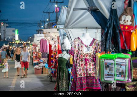 THAILAND PRACHUAP HUA HIN NGHTMARKET Stock Photo