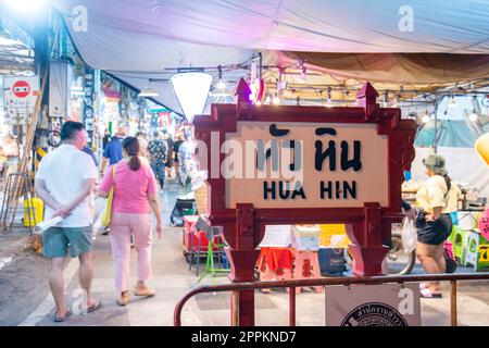 THAILAND PRACHUAP HUA HIN NGHTMARKET Stock Photo