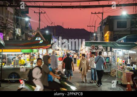 THAILAND PRACHUAP HUA HIN NGHTMARKET Stock Photo