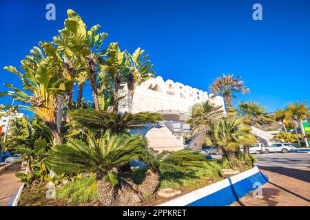 Marbella eastern entrance sign street view Stock Photo