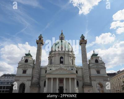 Karlskirche church in Vienna Stock Photo