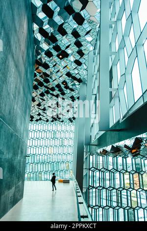 Harpan music hall building interior photo Stock Photo