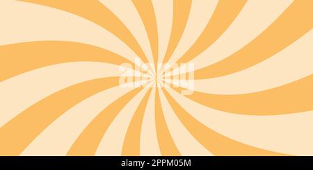 Retro yellow horizontal background. Vector illustration Stock Vector