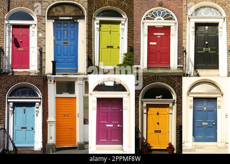 Dublin's doors Stock Photo