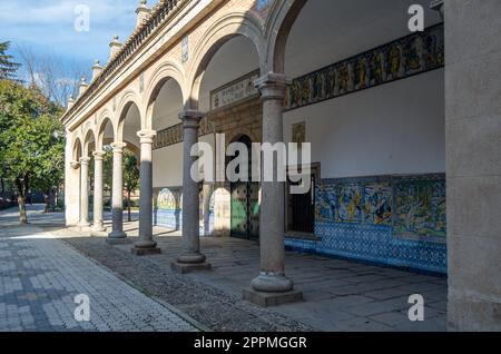 Architectural detail, Basilica of Nuestra Senora del Prado in Talavera de la Reina, Spain Stock Photo