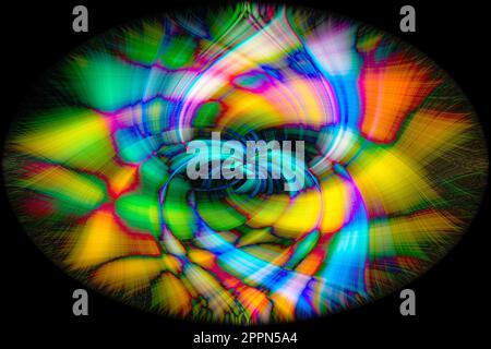 Colorful abstract twirl effect background Stock Photo