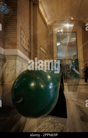 Rome, Italy. 22nd Apr, 2023. Special opening of the Vittoriano Museum for the 100 years of Italian Militar Aviation. (Photo by Gian Luca Pallai/Pacific Press) Credit: Pacific Press Media Production Corp./Alamy Live News Stock Photo