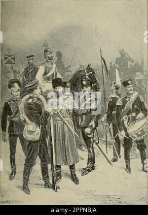 'Official history of the Russian-Japanese war; a vivid panorama of land and naval battles ..' (1904) Stock Photo