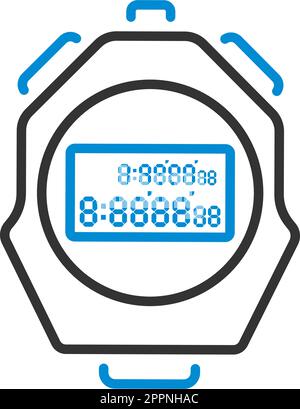 Icon Of Stopwatch Stock Vector