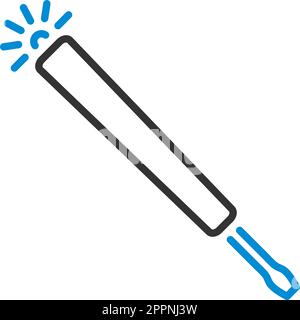 Electricity Test Screwdriver Icon Stock Vector