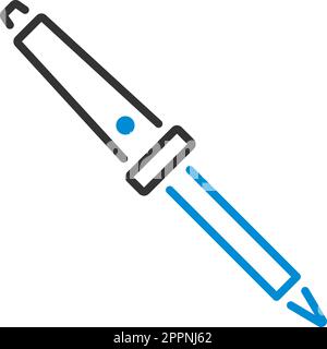 Soldering Iron Icon Stock Vector