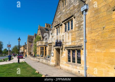 The Grill by James Martin at the Lygon Arms Hotel in the pretty Cotswold village of Broadway in Worcestershire, England, UK Stock Photo