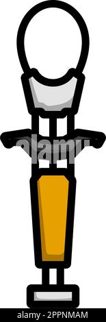 Alpinist Camalot Icon Stock Vector