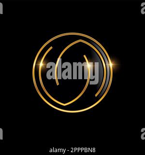 Golden VA Monogram Initial Logo Sign Stock Vector Image & Art - Alamy