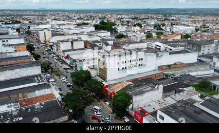 feira de santana, bahia, brazil - april 23, 2023: Aerial view of the city of Feira de Santana. Stock Photo