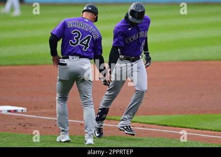 San Diego Padres catcher Austin Nola (26) in the second inning of a  baseball game Wednesday, July 13, 2022, in Denver. (AP Photo/David  Zalubowski Stock Photo - Alamy