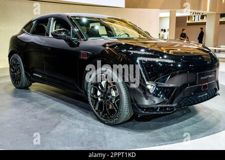 Avatr 11 MMW electric SUV on display at the 2023 Shanghai Auto
