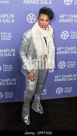 Nona Hendryx attends the 48th Chaplin Award Gala honoring Viola Davis at Alice Tully Hall in New York on April 24, 2023 Stock Photo