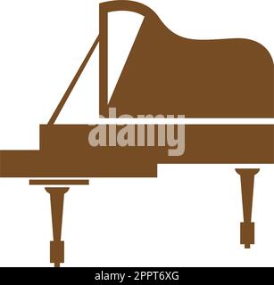 Piano logo icon design Stock Vector Image & Art - Alamy