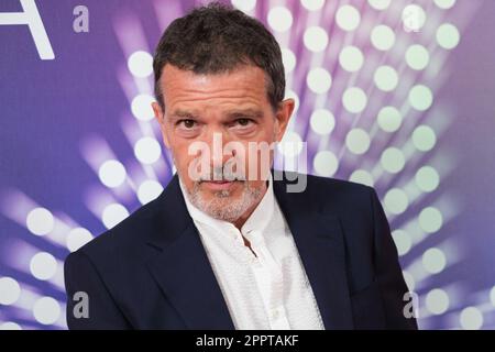 Madrid, Spain. 24th Apr, 2023. Actor Antonio Banderas attends the 'Madriddiario' awards ceremony at the Palace hotel in Madrid. (Photo by Atilano Garcia/SOPA Images/Sipa USA) Credit: Sipa USA/Alamy Live News Stock Photo