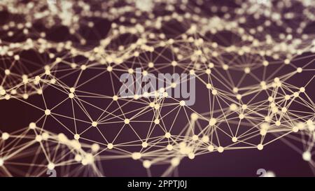 Neural networks and deep learning connectivity Abstract Stock Photo - Alamy
