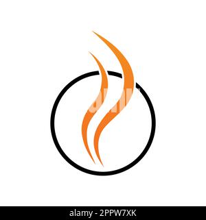 Heat Wave Symbol Logo Icon Stock Vector