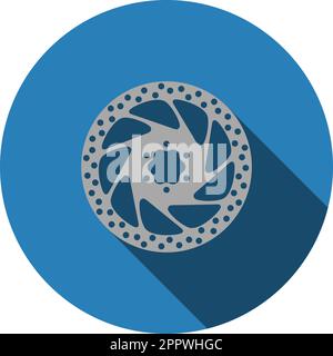 Bike Brake Disc Icon Stock Vector