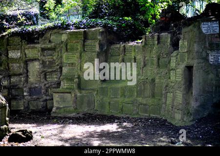 The columbarium at Hedon Road Cemetery, Hull, East Yorkshire England Stock Photo