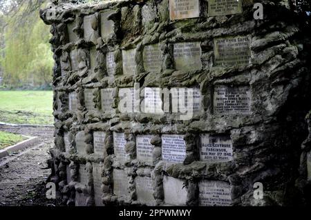 The columbarium at Hedon Road Cemetery, Hull, East Yorkshire England Stock Photo