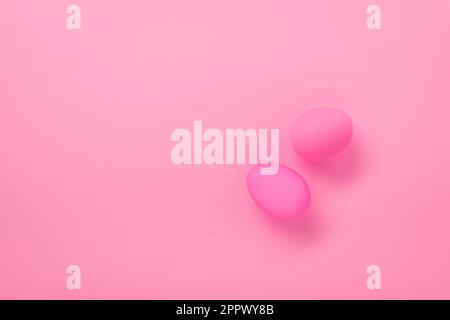 Pink Easter Eggs Stock Photo