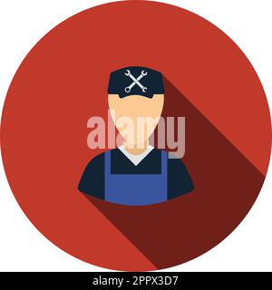 Car Mechanic Icon Stock Vector
