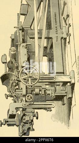 'Modern mechanism, exhibiting the latest progress in machines, motors, and the transmission of power, being a supplementary volume to Appletons' cyclopaedia of applied mechanics' (1892) Stock Photo