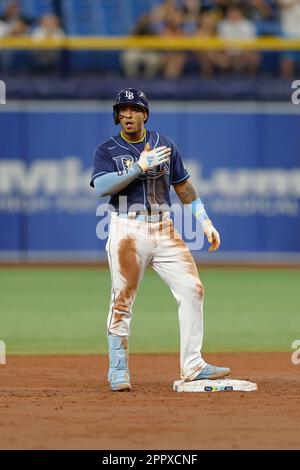 March 14, 2022, Port Charlotte, Florida, USA: Tampa Bay Rays shortstop Wander  Franco (5) seen
