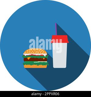 Vector illustration of single fast food icon Stock Vector Image & Art ...
