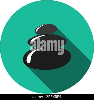 Spa Stones Icon Stock Vector