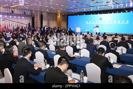 Xi'an, China's Shaanxi Province. 25th Apr, 2023. The General Assembly of the Alliance for Cultural Heritage in Asia kicks off in Xi'an, northwest China's Shaanxi Province, April 25, 2023. Credit: Li He/Xinhua/Alamy Live News Stock Photo