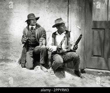 Harry Belafonte, Sidney Poitier, 'Buck and the Preacher' (1972) Columbia Pictures File Reference # 33650 094THA Credit: PictureLux/The Hollywood Archive/Alamy Live News Stock Photo