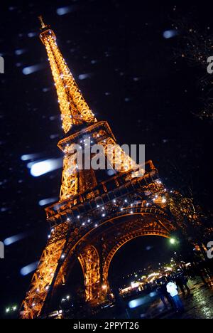 Solitary and Stormy at Eiffel fashion Tower