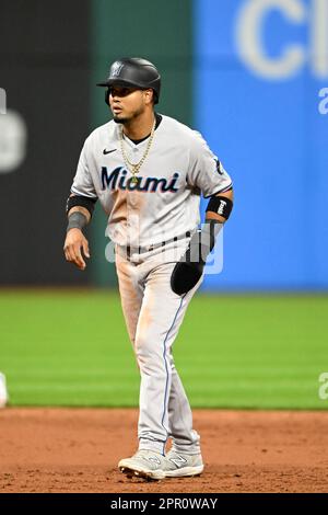 luis-arraez-drives-in-two--miami-marlins-beat-cleveland-guardian