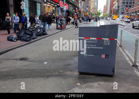 Rat proof containers approved under New York City's Clean Curbs program ...