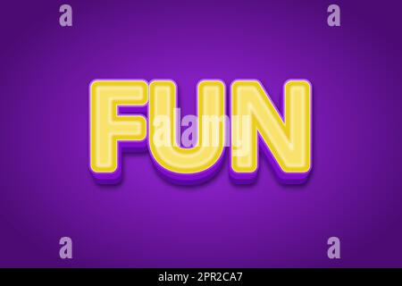 Editable text effects Fun , words and font can be changed Stock Vector