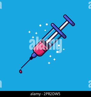 injection medical icon Stock Vector