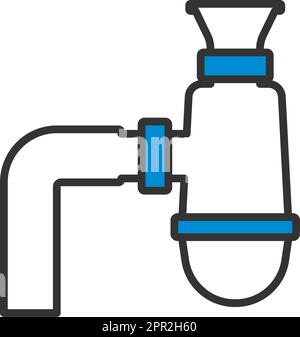Bathroom Siphon Icon Stock Vector Image & Art - Alamy