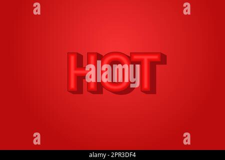 text effects Hot Stock Vector