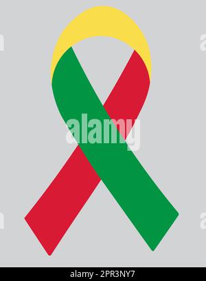 Republic of the Congo national flag ribbon stock vector Stock Vector ...