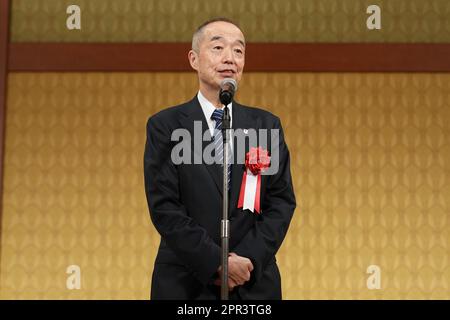 Ichiro Hoshino, APRIL 26, 2023 : Japan Skating Federation (JSF) Annual Awards in Tokyo, Japan. Credit: AFLO SPORT/Alamy Live News Stock Photo