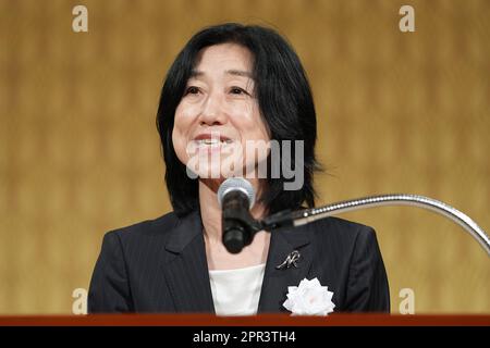 Naoko Saiki, APRIL 26, 2023 : Japan Skating Federation (JSF) Annual Awards in Tokyo, Japan. Credit: AFLO SPORT/Alamy Live News Stock Photo