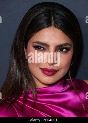 CULVER CITY, LOS ANGELES, CALIFORNIA, USA - APRIL 25: Indian actress and producer Priyanka Chopra Jonas arrives at the Los Angeles Red Carpet And Fan Screening For Amazon Prime Video's 'Citadel' Season 1 held at The Culver Theater on April 25, 2023 in Culver City, Los Angeles, California, United States. (Photo by Xavier Collin/Image Press Agency) Stock Photo