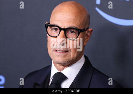 Culver City, United States. 25th Apr, 2023. CULVER CITY, LOS ANGELES, CALIFORNIA, USA - APRIL 25: American actor and filmmaker Stanley Tucci arrives at the Los Angeles Red Carpet And Fan Screening For Amazon Prime Video's 'Citadel' Season 1 held at The Culver Theater on April 25, 2023 in Culver City, Los Angeles, California, United States. (Photo by Xavier Collin/Image Press Agency) Credit: Image Press Agency/Alamy Live News Stock Photo